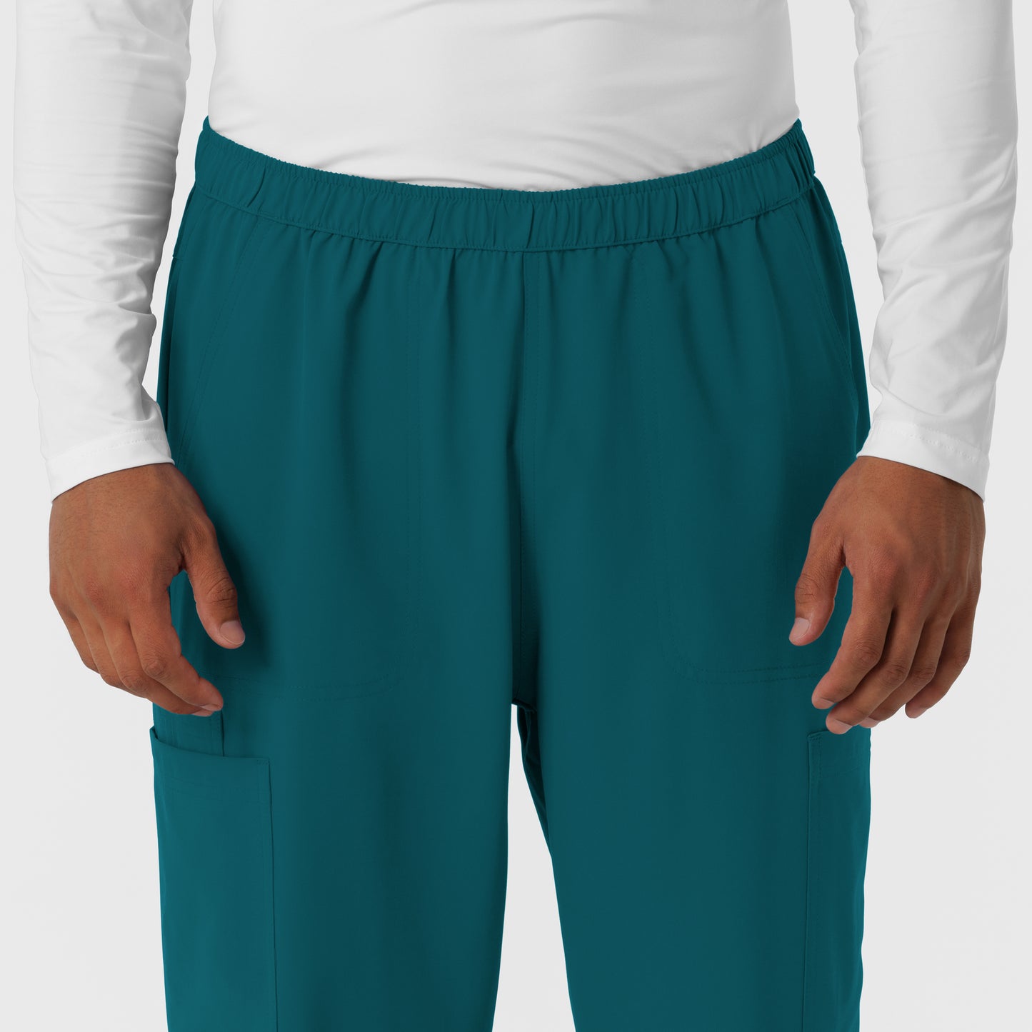 NURTUR 5380 Men's Straight Leg Cargo Scrub Pants Caribbean