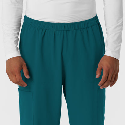 NURTUR 5380 Men's Straight Leg Cargo Scrub Pants Caribbean