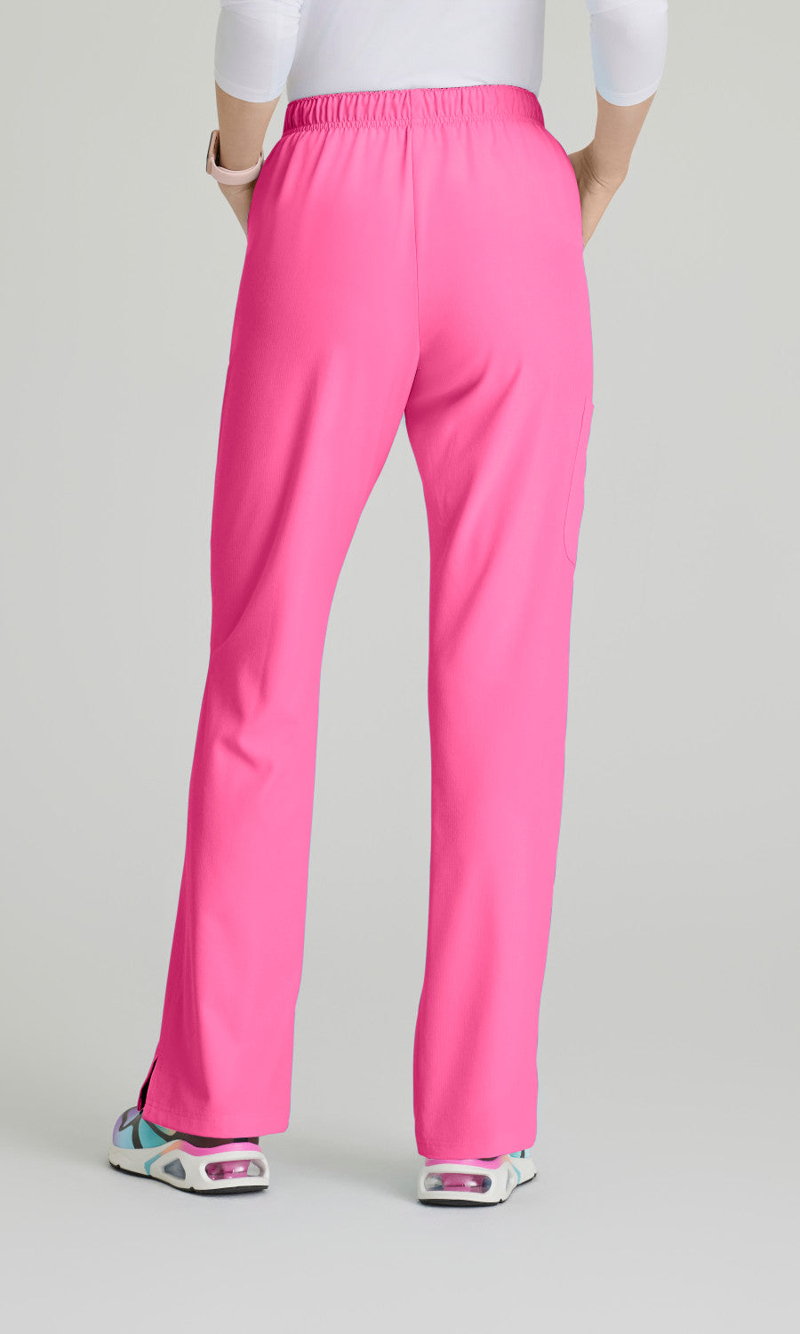 Skechers SK201 Women's Reliance Pant in Passion Pink by Barco Model Image Back