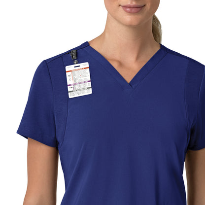 Force Cross-Flex C13210 Women's Flex Panel V-Neck Scrub Top Galaxy Blue