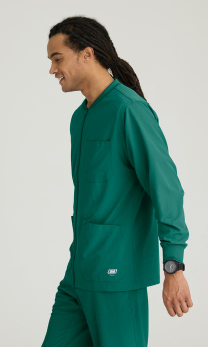 Skechers SK0408 Structure Scrub Jacket Hunter Green