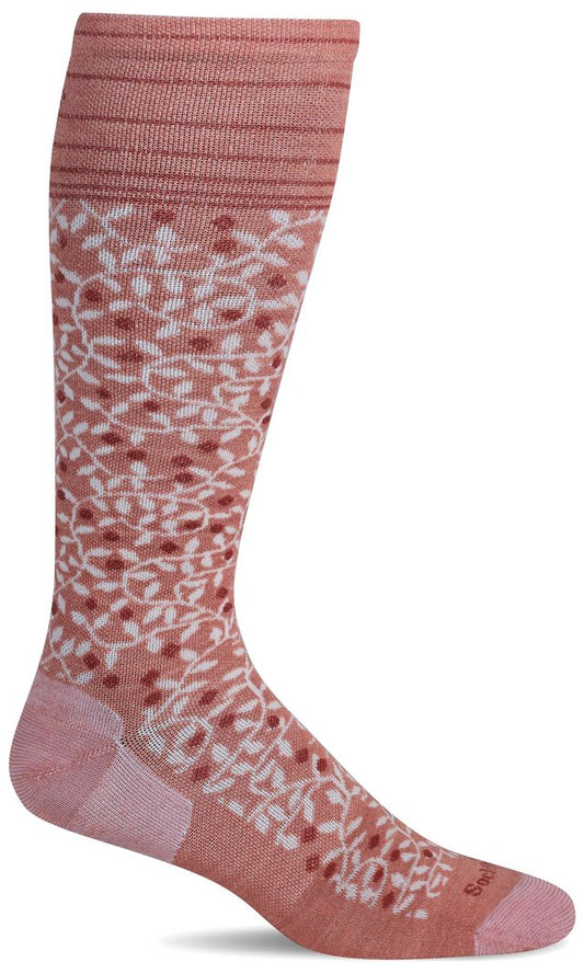 SockWell SW37W Women's Firm Graduated Compression New Leaf Pink Clay