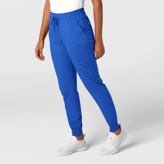 Boundless 5151 Jogger Scrub Pants Royal Model Image Right Side | Wink