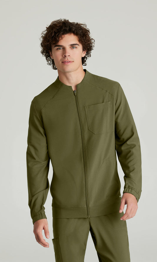 Cleveland Clinic Grey's Anatomy Evolve GSSW887 Cycle Scrub Jacket Fern