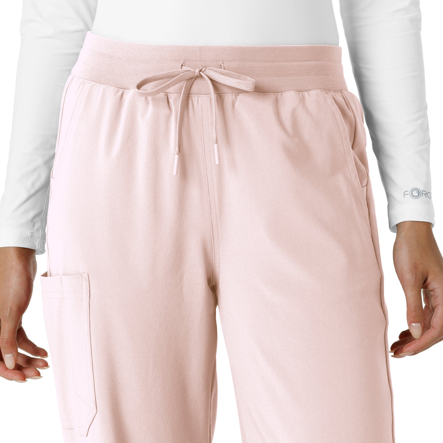 Force Cross-Flex C53310 Women's Boot Cut Scrub Pants Soft Rose