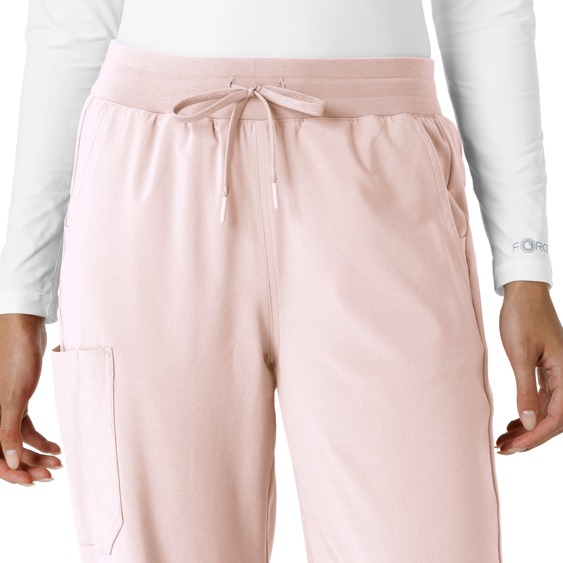 Force Cross-Flex C53310 Women's Boot Cut Scrub Pants Soft Rose
