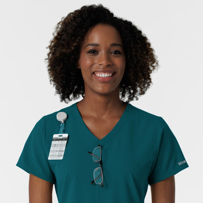 NURTUR 6180 Women's V-Neck Scrub Top Caribbean