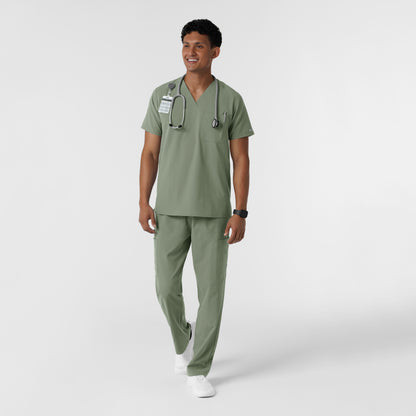 NURTUR 6380 Men's V-Neck Scrub Top Sage
