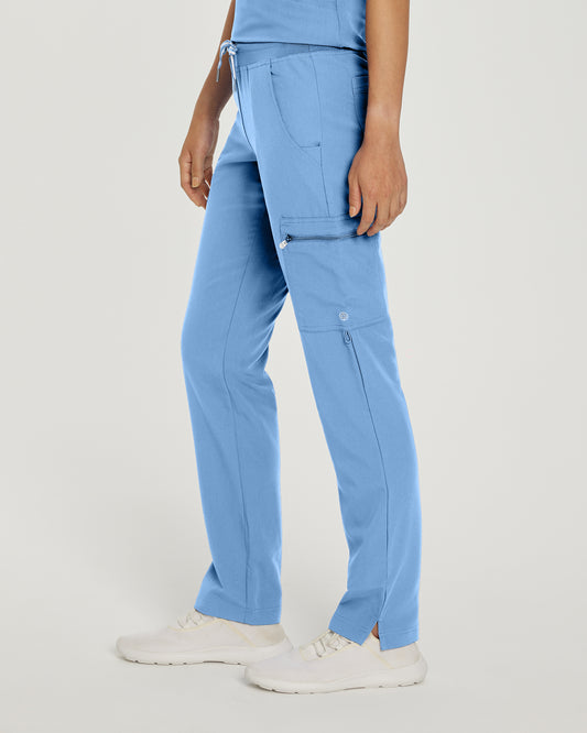 V-Tess 337 Women's Cargo Scrub Pants Ceil Blue Image