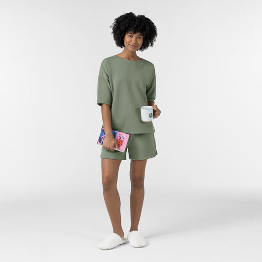 Unwind & Lounge 6389 Women's Relaxed Pullover Sage