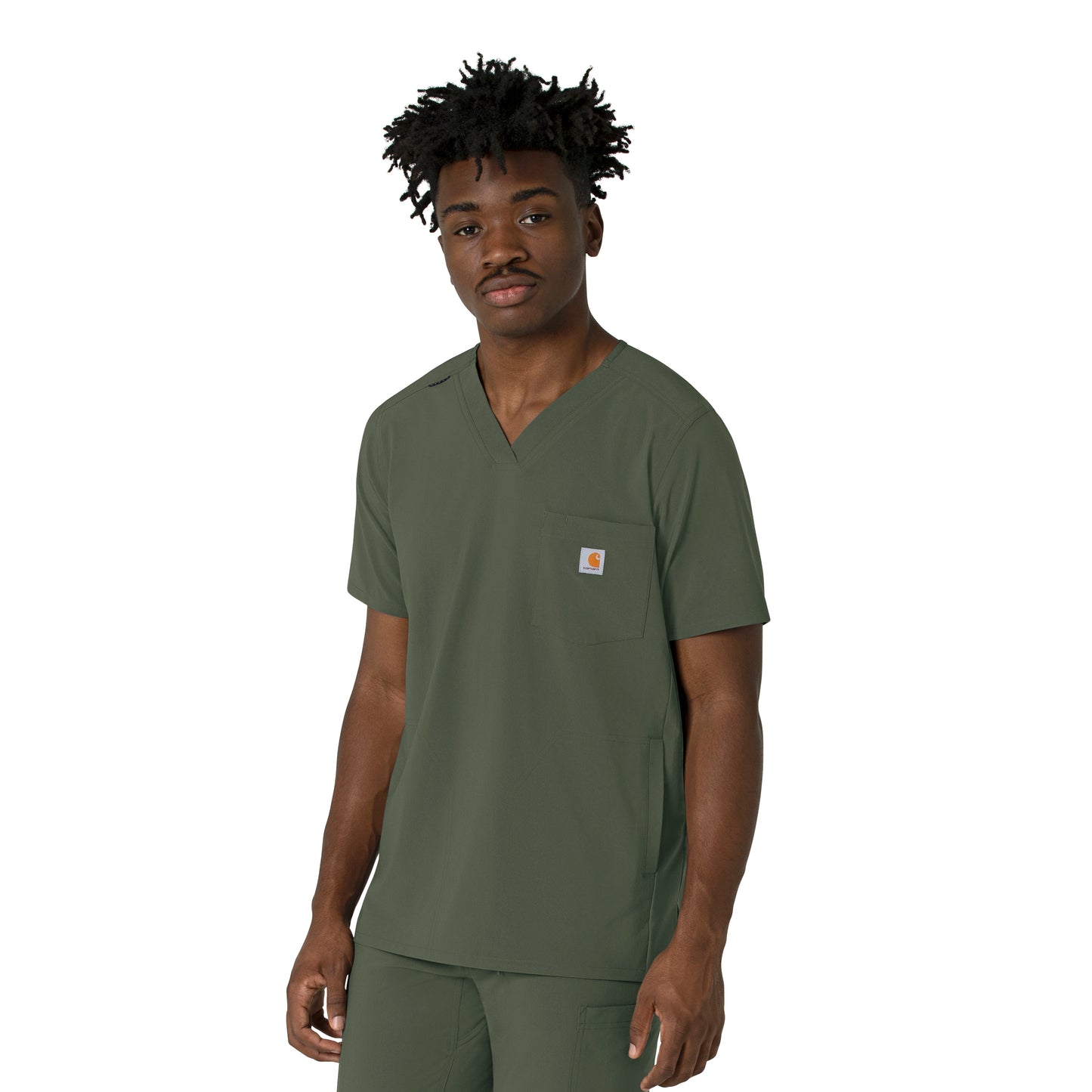 Force Cross-Flex C16410 Men's V-Neck Scrub Top Olive
