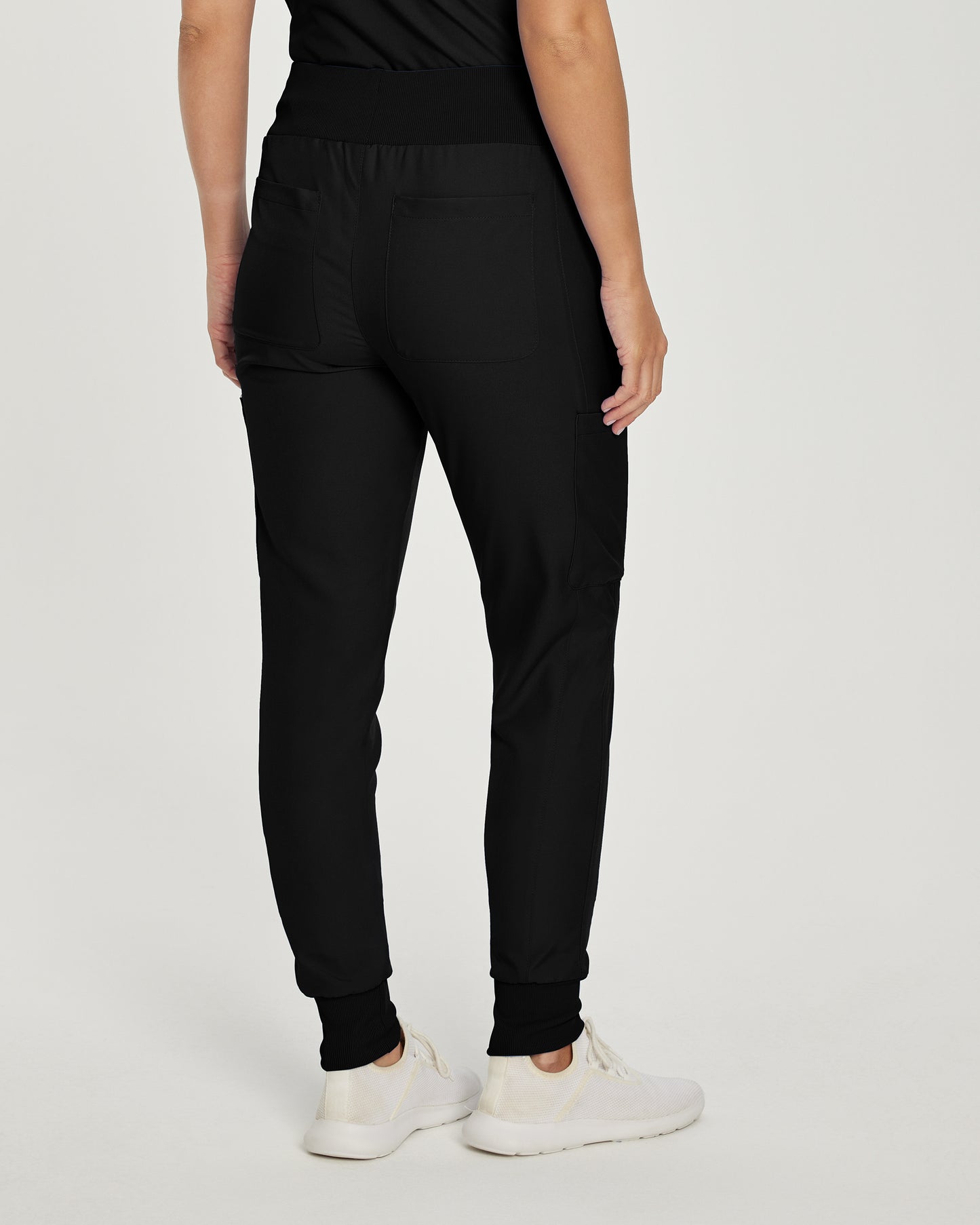 Forward LB401 Women's Jogger Scrub Pants Black Image