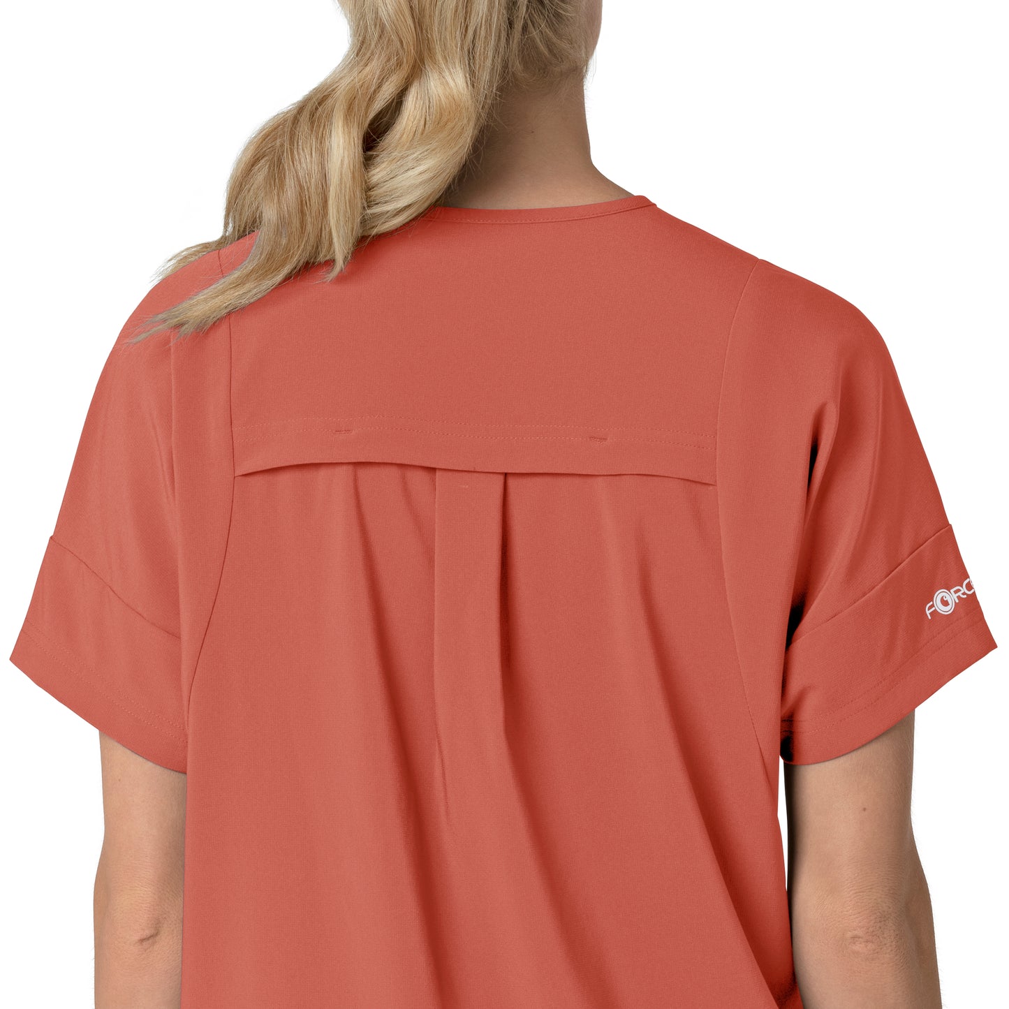 Force Cross-Flex C13110 Women's Oversized V-Neck Scrub Top Dusty Cedar