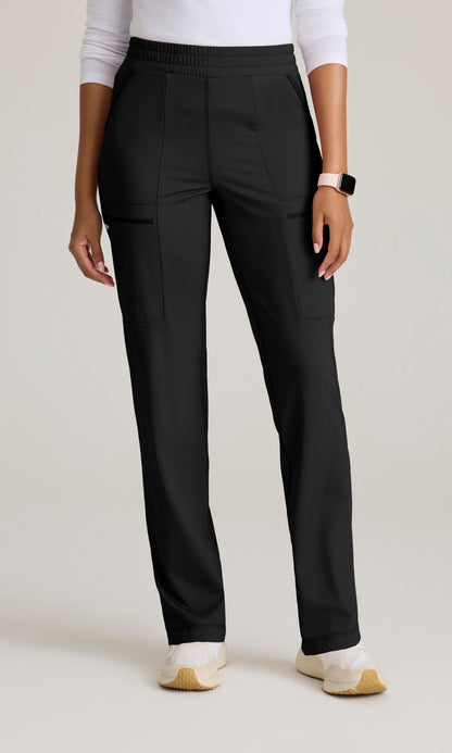 Grey's Anatomy Knits GRSP685 Momentum Knit Scrub Pants Black