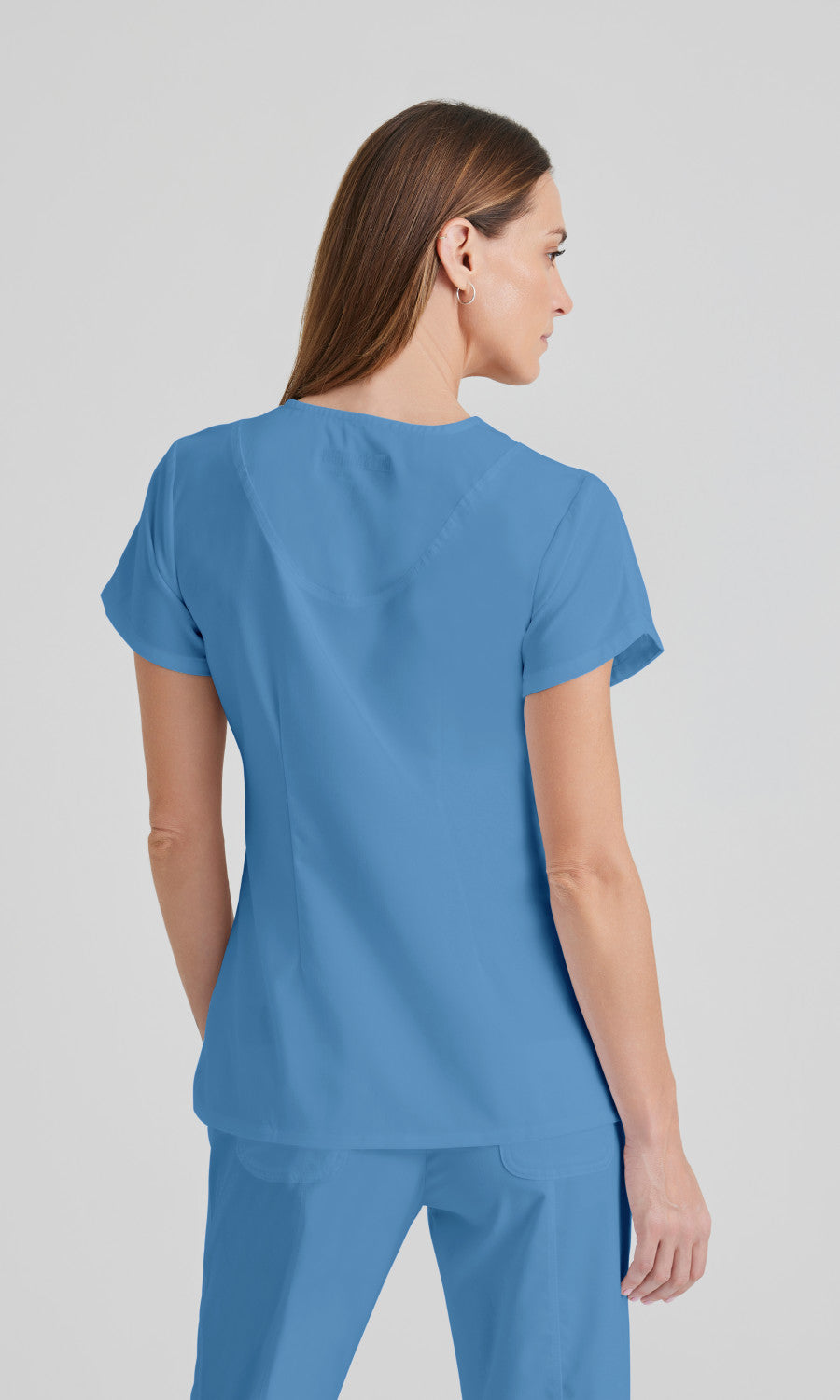 Grey's Anatomy 41423 Cora Scrub Top Ciel Blue