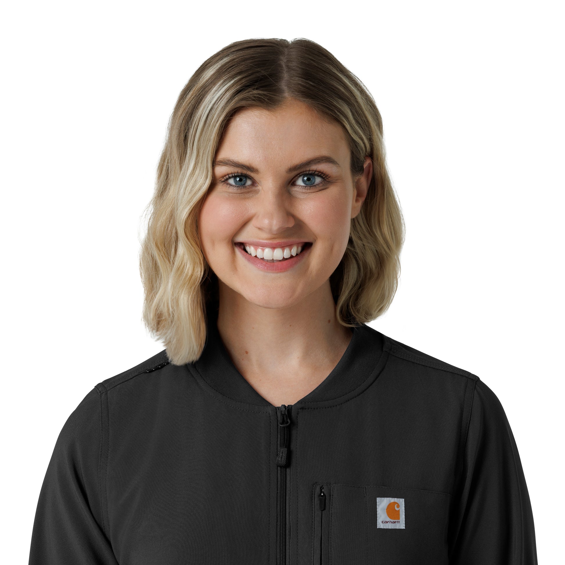Force Cross-Flex C82410 Women's Lightweight Scrub Jacket Black