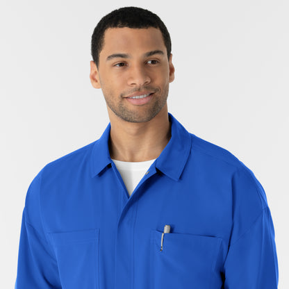 NURTUR 8380 Men’s Scrub Shirt Jacket Royal