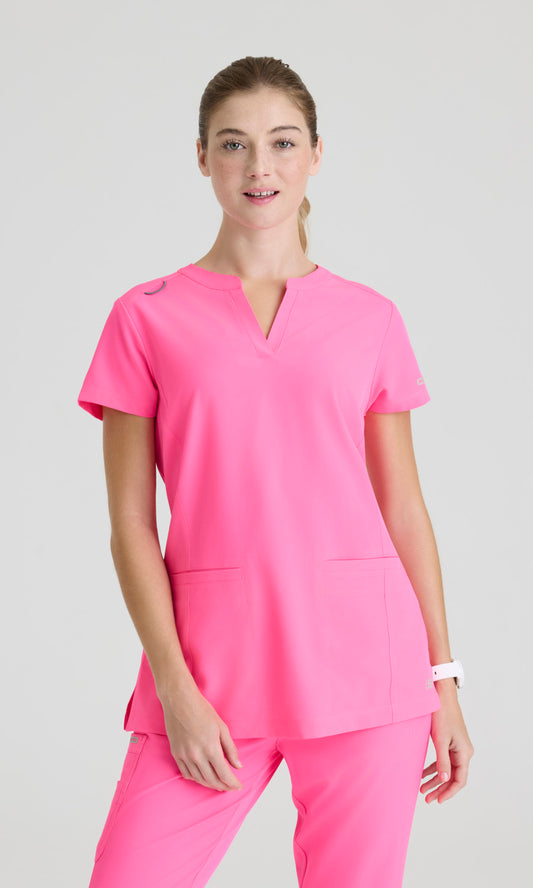 Skechers SKT259 Women's Coast Top in Passion Pink by Barco Model Image Front