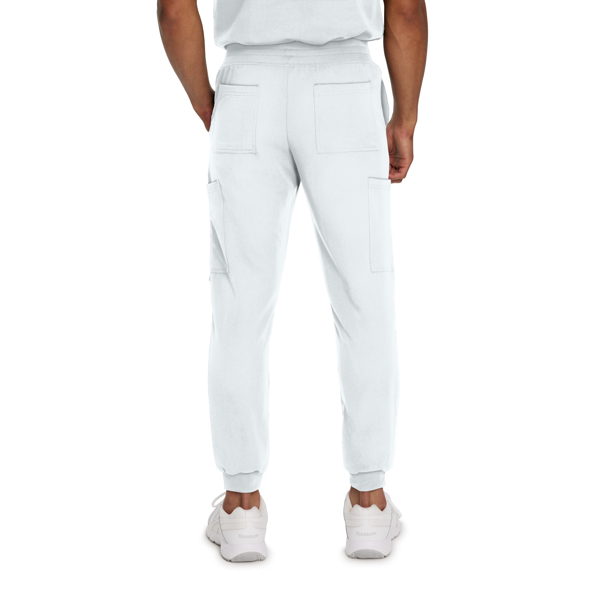 V-Tess 222 Men's Jogger Scrub Pants White Image