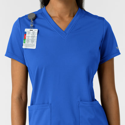 RENEW Knit 6559 Women's 2-Pocket Scrub Top Royal