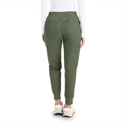 ProFlex LB406 Women's Jogger Scrub Pants Olive Moss Image