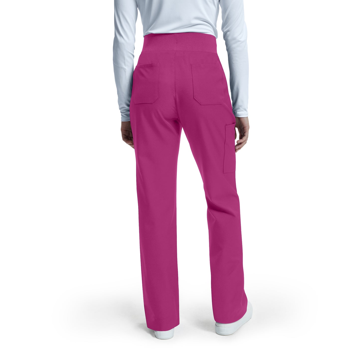 VIBE WB421 Women's Cargo Scrub Pants Electric Purple Image