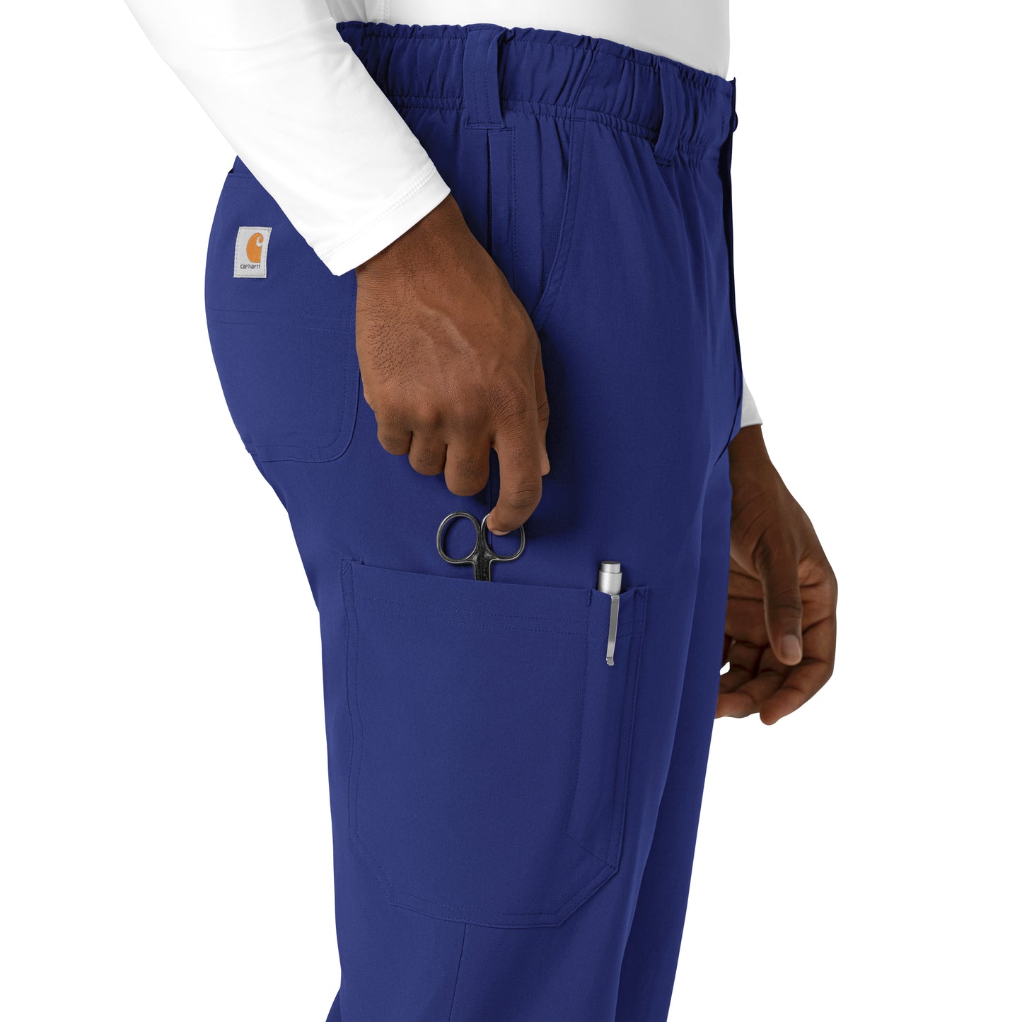 Force Cross-Flex C56410 Men's Straight Leg Scrub Pants Galaxy Blue