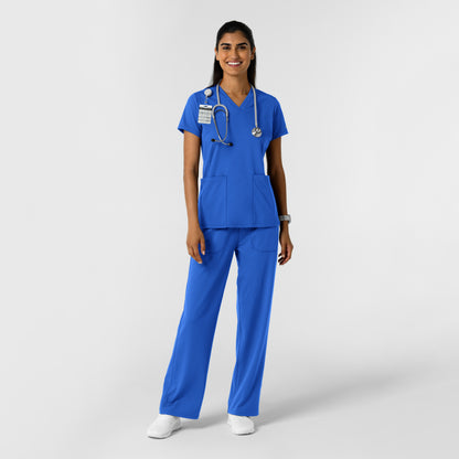 RENEW Knit 5559 Women's Wide Leg Scrub Pants Royal