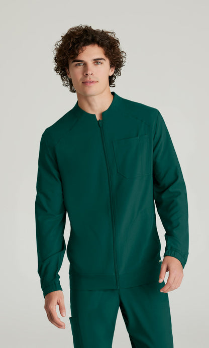 Cleveland Clinic Grey's Anatomy Evolve GSSW887 Cycle Scrub Jacket Hunter Green