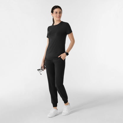 Layers 2290 Women's Short Sleeve Essential Tee Black