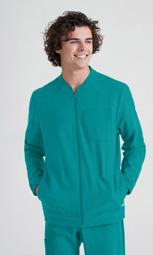 Cleveland Clinic Grey's Anatomy Evolve GSSW887 Cycle Scrub Jacket Teal