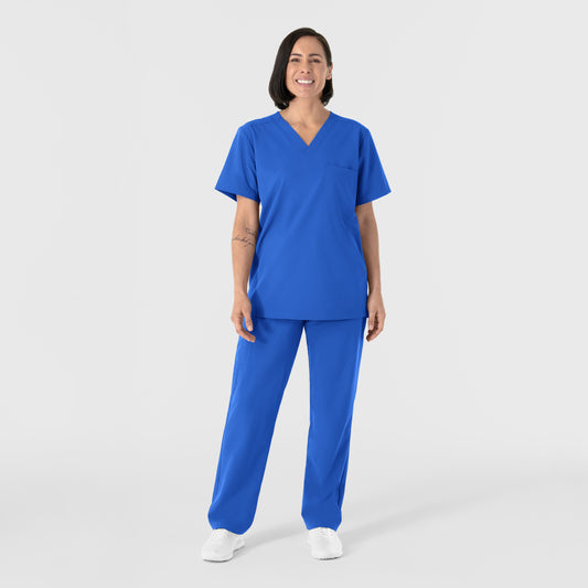 NURTUR 6680 Unisex V-Neck Scrub Top Royal