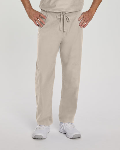 Essentials 7602 Unisex Reversible Scrub Pants Sandstone Image