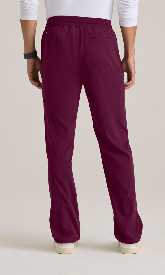 Grey's Anatomy Stretch GRSP617 Hudson Scrub Pants Wine
