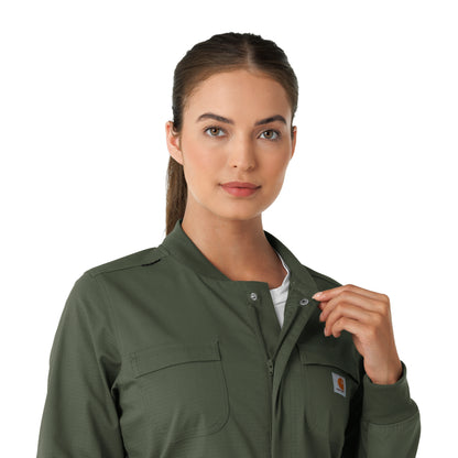 Rugged Flex C21418 Women's Ripstop Coverall Olive
