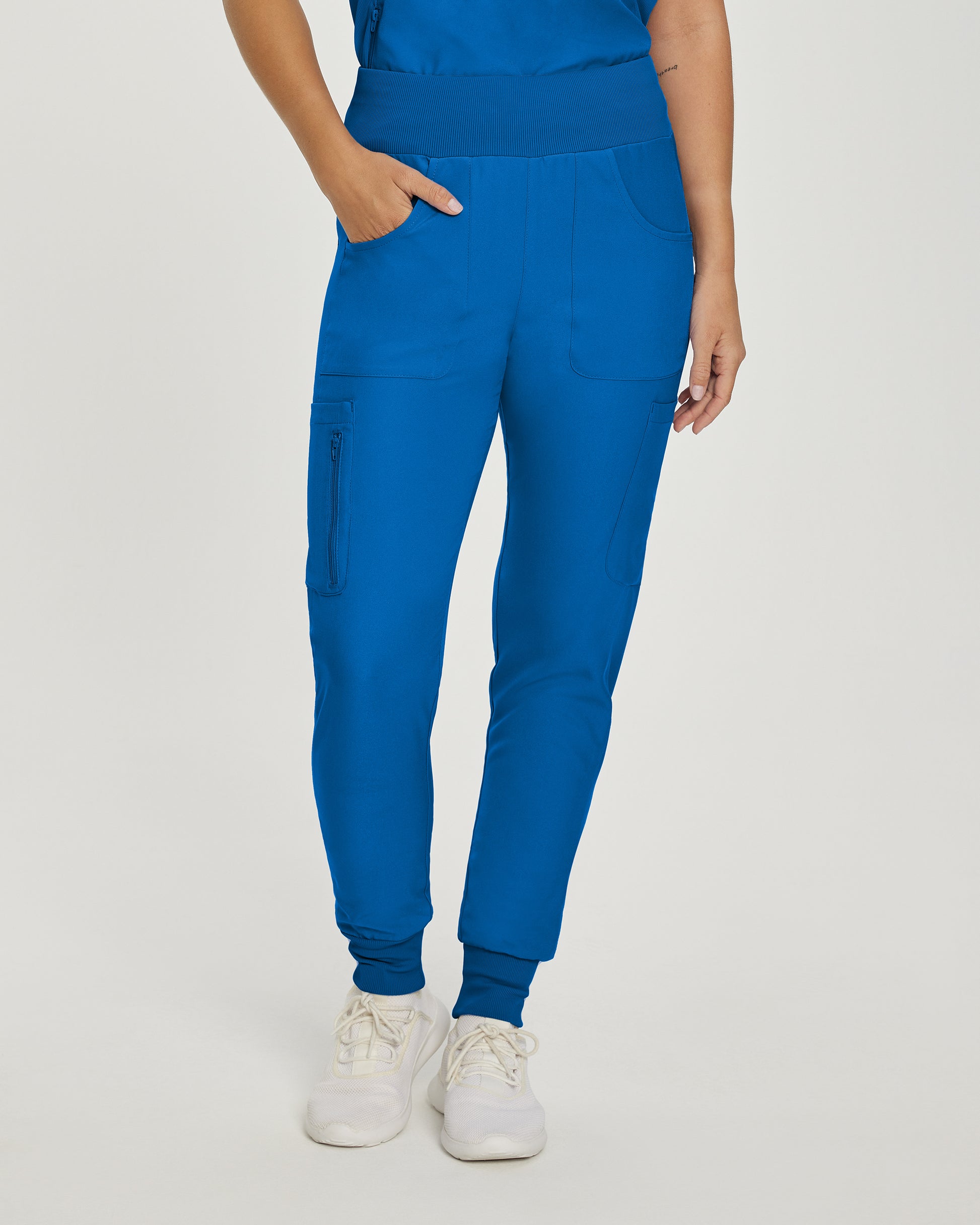 Forward LB401 Women's Jogger Scrub Pants Royal Image