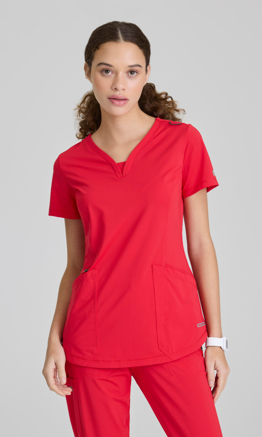 Skechers Slip-ins SKT220 Women's Serene Knit Top in Hero by Barco Model Image Front