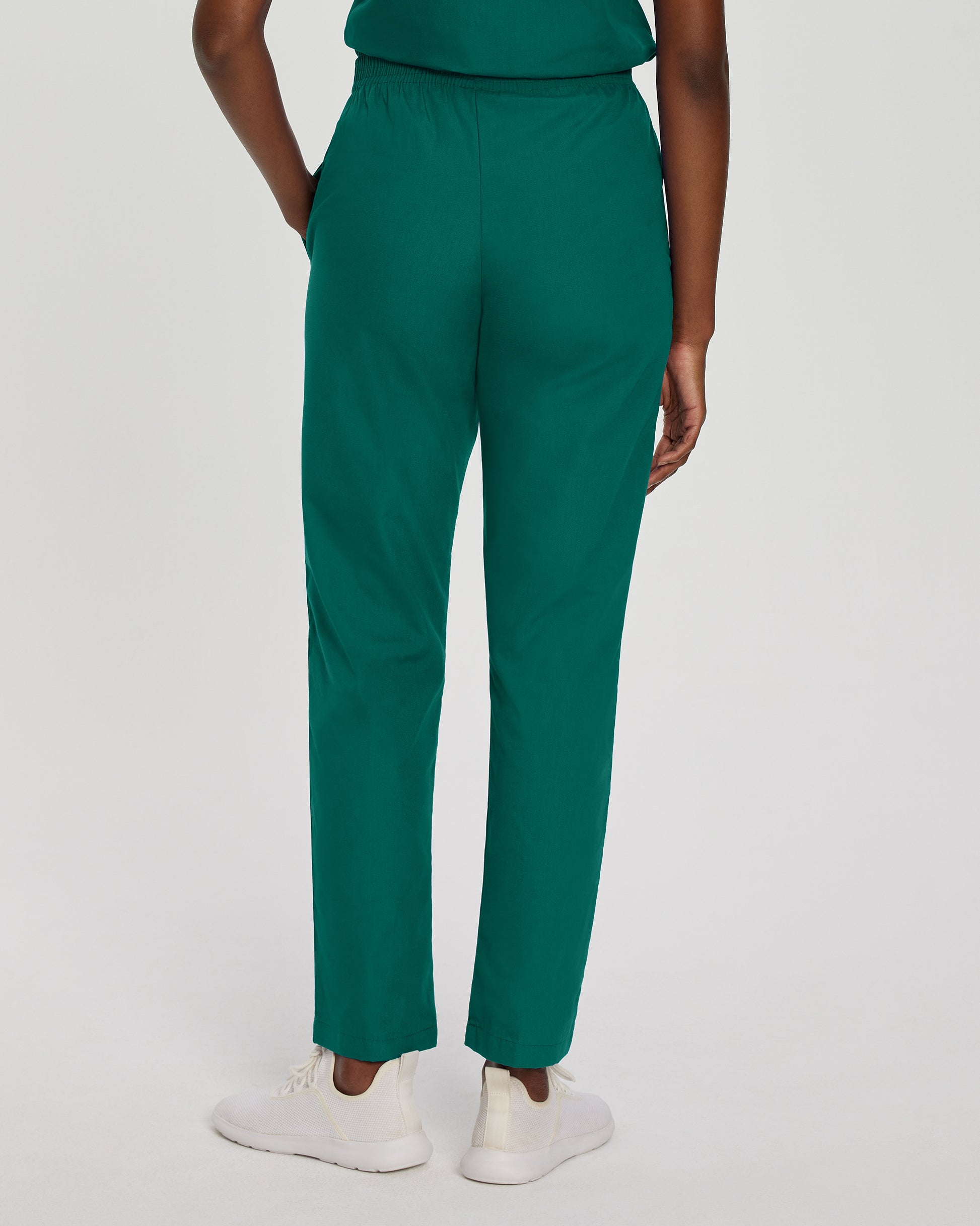 Essentials 8320 Women's Scrub Pants Hunter Green Image