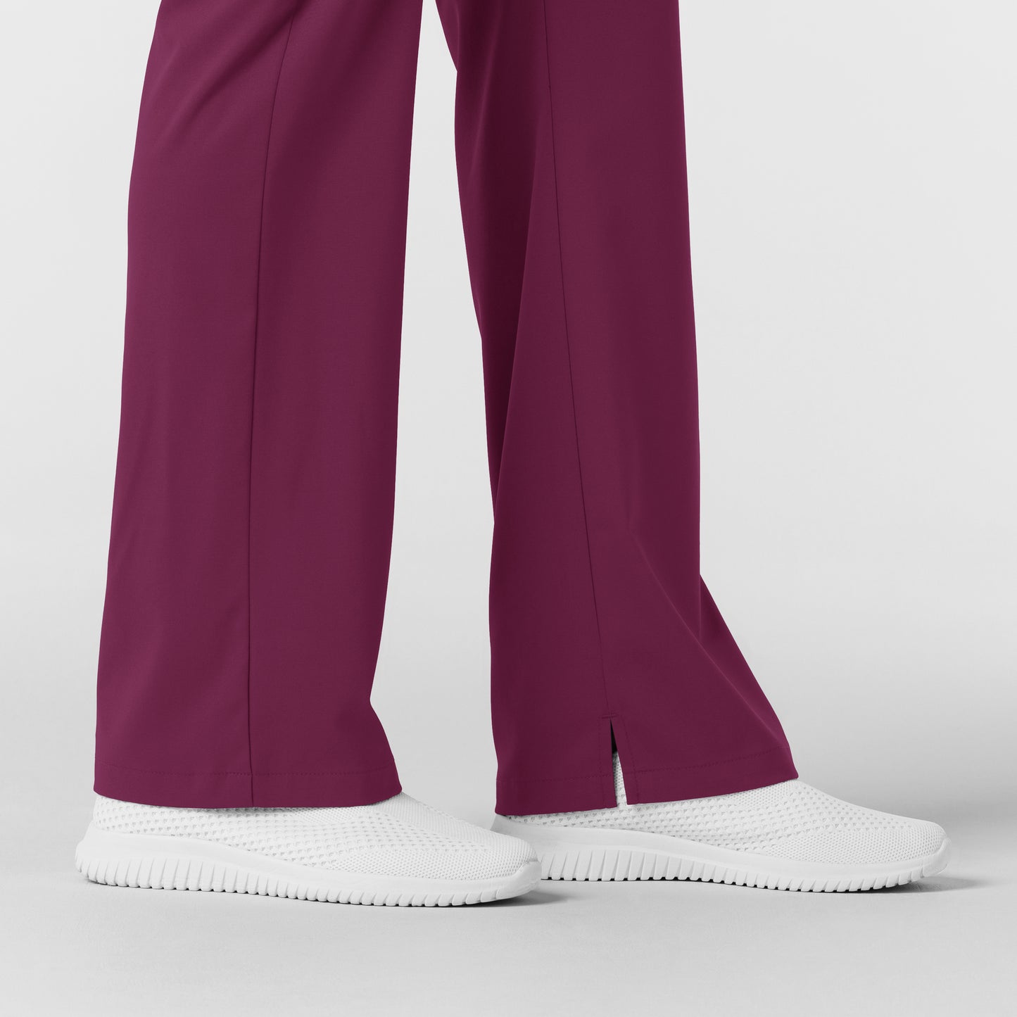 Boundless 5251 Bootcut Scrub Pants Wine Model Image Alternate | Wink