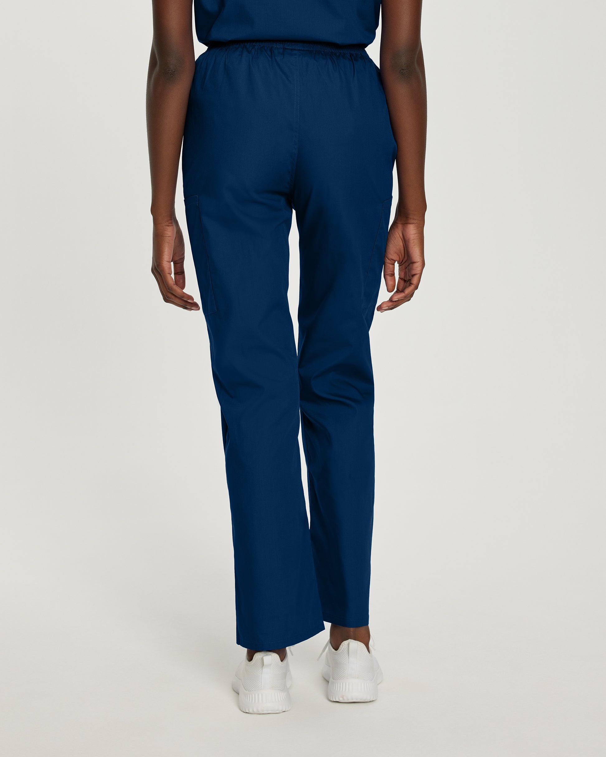 Scrub Zone 83221 Women's Cargo Scrub Pants Navy Image