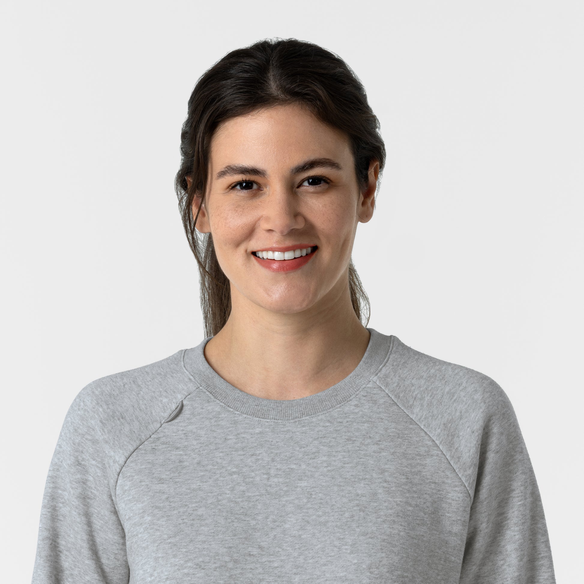 Layers 2169 Women's Pullover Sweatshirt Grey Heather