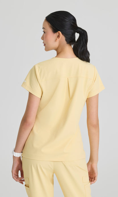 Skechers™ Ripstop SKT284 Women's Trek Tuck-In Top in Soft Citrine by Barco Model Image Back