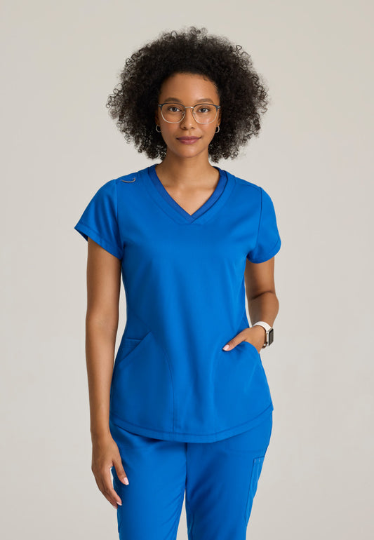 Greys Anatomy GRT261 Evelyn Scrub Top New Royal