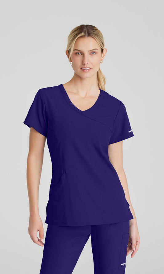 Skechers SK102 Reliance Scrub Top New Grape