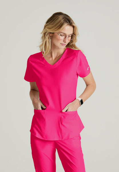 Skechers SK101 Breeze Scrub Top Vibrance Pink