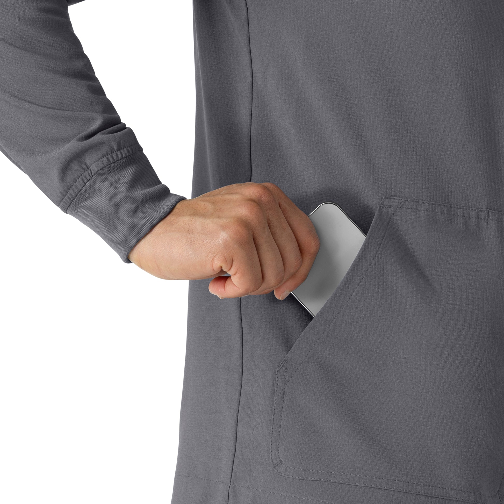 Force Cross-Flex C86310 Men's Lightweight Scrub Jacket Pewter