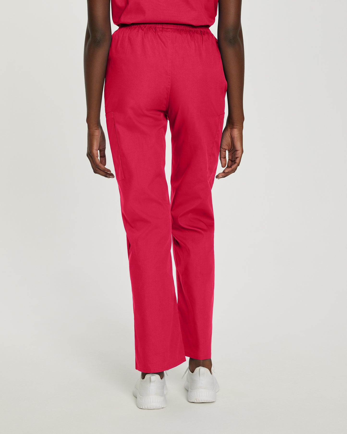 Scrub Zone 83221 Women's Cargo Scrub Pants Red Image