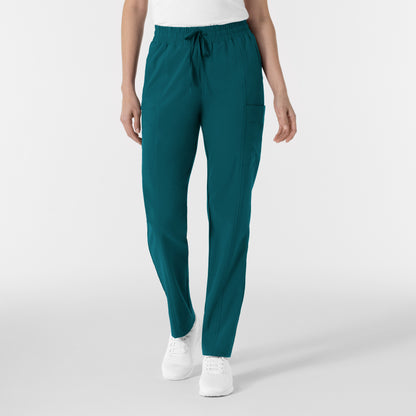 RENEW 5254 Women’s High Waist Tapered Scrub Pants Caribbean