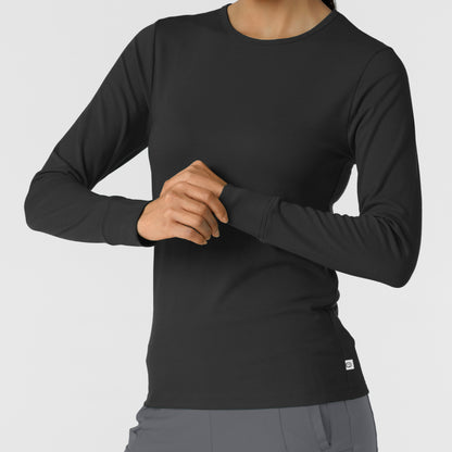 Layers 2190 Women's 3-Pack Essential Layer Long Sleeve Black