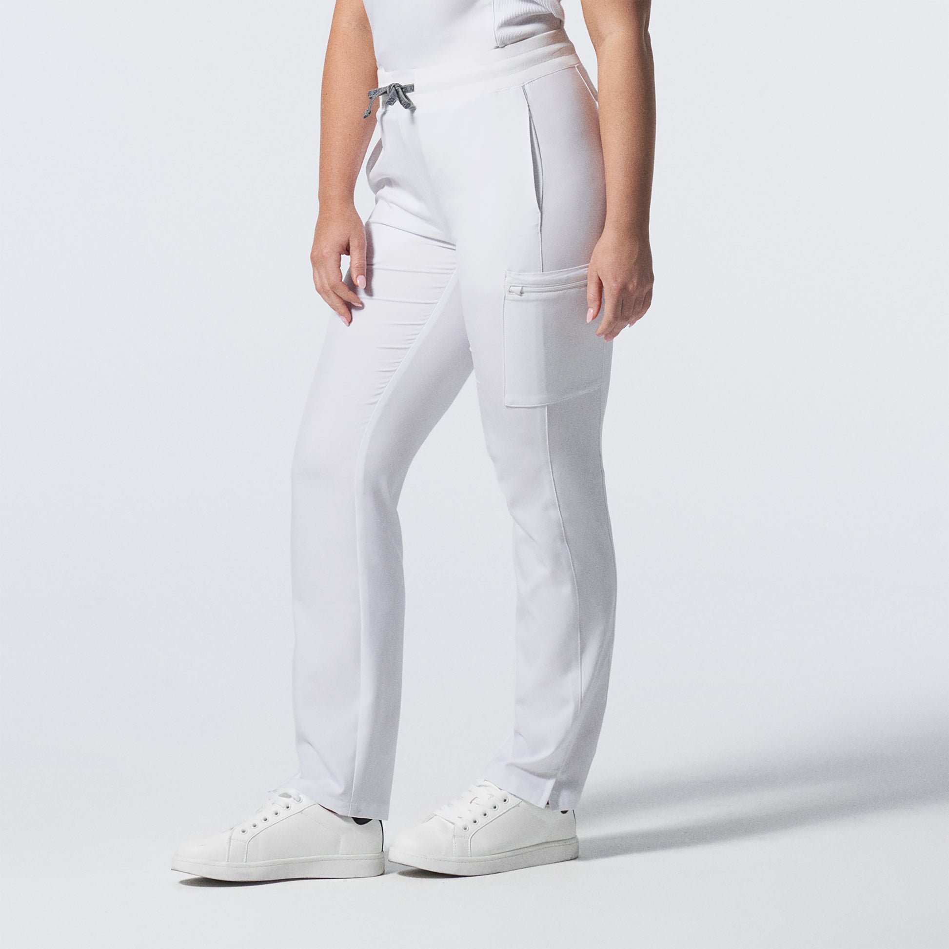 Forward LB400 Women's Cargo Scrub Pants White Image